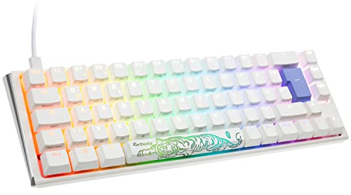 Ducky One 3 Classic Mechanische Tastatur - Mechanical Keyboard - Tastatur Gaming Mechanisch - Gaming Keyboard Mechanical - Mechanische Gaming Tastatur - SF-Format 65% - MX-Silent-Red