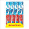 Colgate Portable Toothbrush - Travel Tooth brush Folds For Traveling - Adult Brush with Soft Bristles - Multipack - 4 Pack