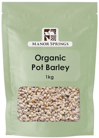 Organic Pot Barley 1kg by Manor Springs Organic