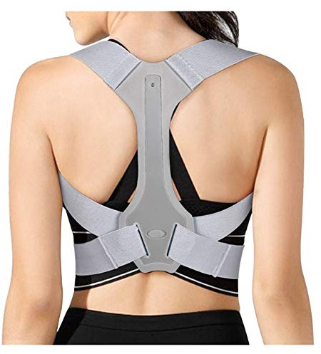 DERBUT Unsichtbarkeit Rückengurt Schulter Haltungskorrektur Schulterbandage Dame Studenten Buckelhaltung Korrektor Brace Rückenstütze (Size : Medium)
