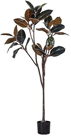 PIPONS Künstliche Pflanzen Künstlicher Gummi-Ficus-Baum, Pflanze, Topf, Wohnzimmer, Schlafzimmer, Gefälschter Baum, Bodendekoration, Simulationsbaum Fake Pflanzen Dekor (Size : 150cm)