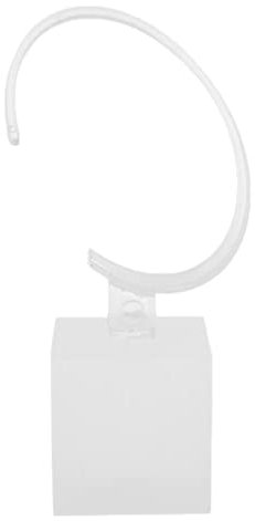 Paowsietiviity Uhrenständer aus Acryl, 4 cm, Weiß, Weiß, 4 cm, 4 cm