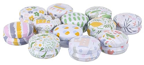 Mikinona 12pièces Boîte De Rangement De Contenants Multipurpose Pour Crèmes Et Pratique Et Réutilisable Design Élégant Et Parfait Pour Stockage Cosmétique Et Artisanat
