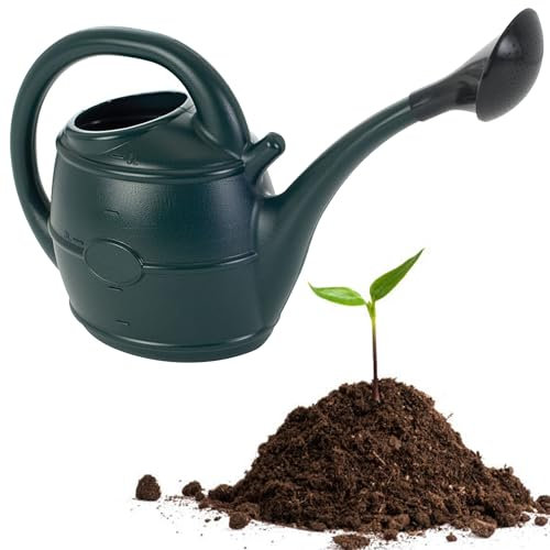 13L Green Watering Can With Rose Head Easy To Use With Generous 13 litre Capacity Ideal For Everyday Gardening Tasks
