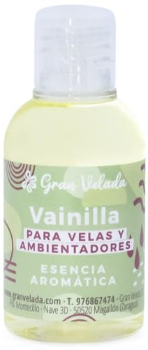 Vainilla Concentrada para Velas y Ambientadores | Fragancia Intensa con Notas Dulces y Especiadas | Ideal para Velas Aromáticas y Difusores | 100 ml