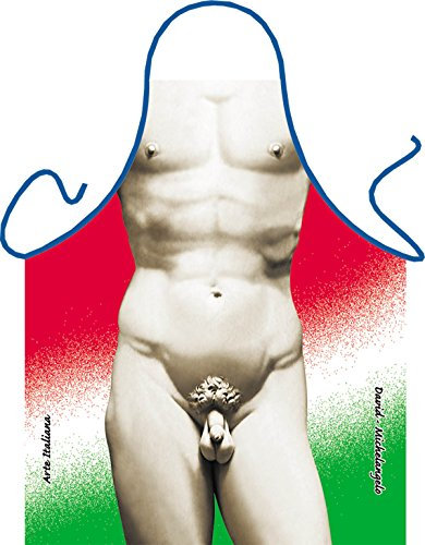 Generisch Karneval Schürze - Motiv Schürze - Kochschürze Sexy - Grillschürze Fasching : David-Michelangelo - Motiv Schürze Fasching + Urkunde
