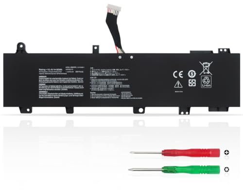 KXRSII C41N1906-1 Laptop Battery for ASUS TUF Gaming A15 FA506 FA506II FA506QR 2021 F15 FX506 FX506H FX506HM FX506L FX506LH A17 FA706II FA706IH FA706IH U Series U Series B0B200-03620000 90Wh Long Line