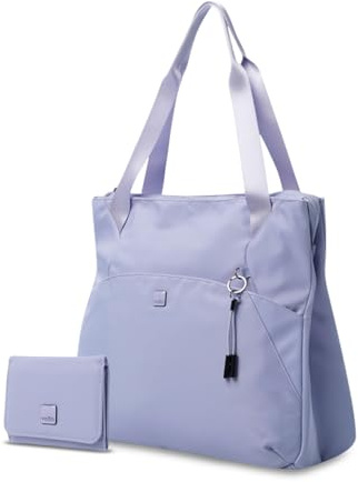 TOTTO - Pack Regalo Mujer Bolso Ordenador Portátil + Cartera, Modelo Roxanne, Bolso con Bolsillo Pc 14, Portallaves, Billetera y Tarjetero con Sistema de Bloqueo RFID, Estampado Cosmic Sky