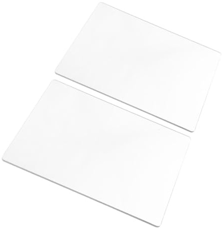 Cabilock Lot de 2 Plaques de Découpe Transparentes en Acrylique 2Mm et 3Mm pour Gaufrage Artistique Compatibles Machines de Découpe Accessoires Scrapbooking et Loisirs Créatifs