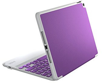 ZAGG Folio Case ID6ZFN-PU0 Schutzhülle mit Klapptastatur für iPad Air 2, Violett