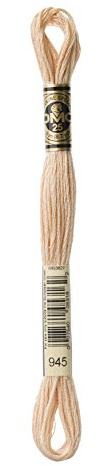 DMC 117MC-0945 sticktwist, bomull, 0945 beige, 8 m