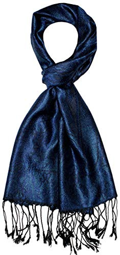 Lorenzo Cana Seidenschal für Männer Schal 100% Seide gewebt Herrenschal elegant Paisley Muster Ton in Ton