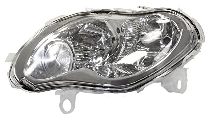 BESTPRICE 1x Hauptscheinwerfer vorne links H7 / H1 Frontscheinwerfer mit Stellmotor für Leuchtweiteregulierung, Kompatibel mit SMART (450)