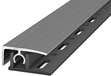 Prinz PROFI-TEC Master Abschlussprofil Nr. 313, 28mm Edelstahl gebürstet 0,90m Länge