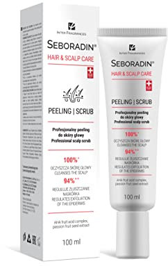 Seboradin Enzyme Scalp Scrub Peeling Exfoliator With AHA Exfoliating Treatment Gentle Cleaning Sebum Regulation Renewal Treatment With Natural Ingredients 100 ml