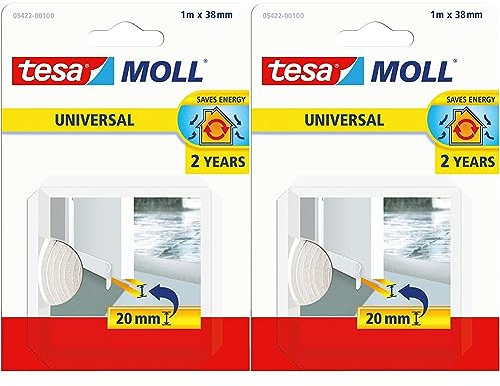 tesa moll UNIVERSAL Door-to-floor Foam (Packung mit 2)