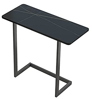 Table de Chevet de Table Console étroite, Table de Chevet compacte pour Chambre à Coucher, Table d'appoint en marbre pour Salon, Table Console Fine pour Porte – étroite et Peu encombrante (