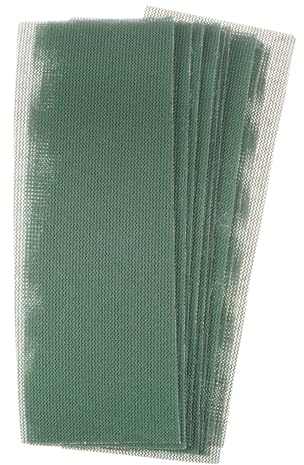 sourcing map 10 hojas de lija de malla de grano 180 de 2-3/4 x 8 pulgadas, papel de lija húmedo o seco, almohadillas abrasivas sin polvo para pulido y molienda de metales de madera, paneles de yeso de