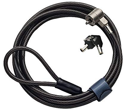 TsoLay Laptop Key Lock Security Cable Lock 2M Bold Extended Universal Key Type