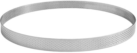 GOBEL - Cerchio per torta perforato - Cerchio per pasticceria perforato - INOX - Ø 30 cm - Altezza 2 cm - Qualità professionale - Made in France