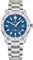Pagani Design Herren GMT Automatikuhr Mechanisch Saphirglas Feste Lünette 100 Meter Wasserdicht Edelstahl Leuchtende Sport Herrenuhr(Stahlblau-4