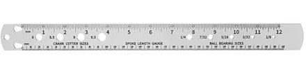 Comodo misuratore di lunghezza dei raggi per riparazione bici, strumento essenziale per negozi di biciclette, misura regolare la lunghezza dei raggi con facilità