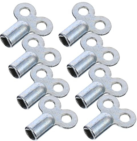 SOESFOUFU 8pcs Square Radiator Bleed Keys Plumbing Air Vent Valve Tool for Home Heating Radiators for Bleeding and Maintenance
