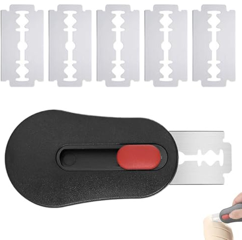 Renopfect Bäckermesser Brotbackmesser Brot Schneide Werkzeug, Ausziehbarer Teig Rasiermesser, Baguettemesser Mit 5 Klingen Brot Scoring Cutter Zum Einschneiden Baguett Gebogene Brotmesser Ritzmesser