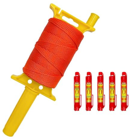 Suoumwa Cordon avec Poignée, 18 540ft Construction Traited Cordon de Cordon Nylon Robine de Bricolage et de Jardinage