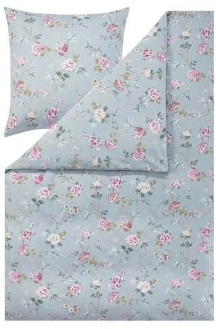 ESTELLA Bettwäsche Corvara | Taube | 155x220 cm + 80x80 cm