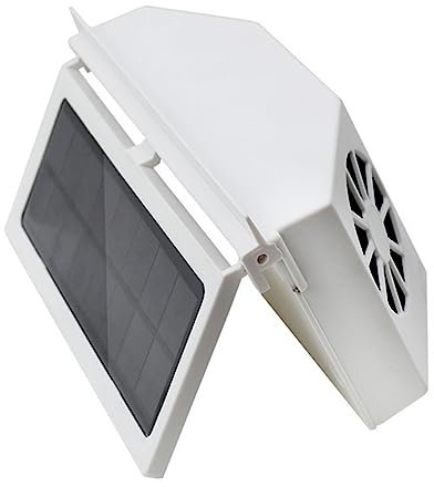 ELAYARD Solar Car Exhaust Fan Efficient Air Ventilation with Duct Design Solar Powered Cooling for Cars Energy Conserving Eliminates Odors From Seats Easy Installation