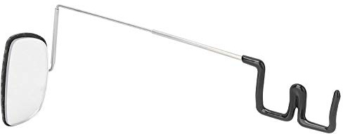 LUCKDANO Specchio per Biciclette, Specchio per Bici con il Suo Design Unico e Bicchieri Artigianali di Artigianato per Migliorare la visibilità Durante le Giostre