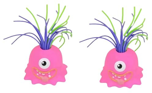 dwxnauixl 2 Jouets Anti-Stress Monstres, chacun déclenchant Un Effet Anti-Stress Original, avec des Designs Uniques et distinctifs. Convient pour aux Enfants.