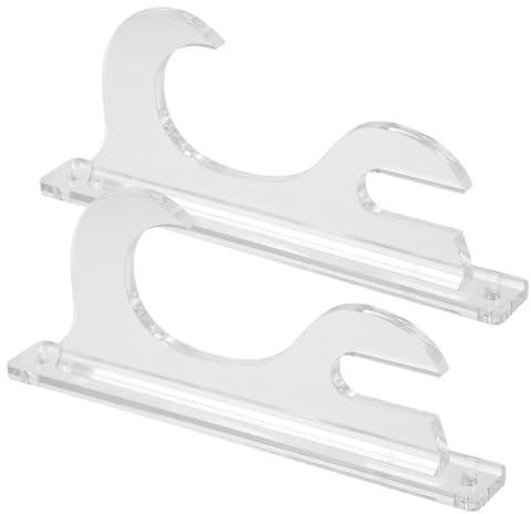 Kisangel Support Mural pour Acrylique Transparent Porte- Mural Robuste Support Décoratif pour Affichage de Sabres et Couteaux pour Collection à Domicile