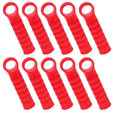 LIFKICH 10pcs Replacement Broom Handle End Caps with Ergonomic Design and Plastic Material for Easy Replacement, Suitable for Home and Garage Use, 22mm Diameter Mop Handle Grips