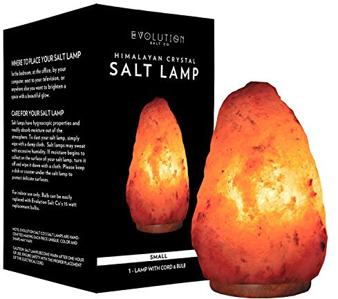 Evolution Salt Lampe en sel naturel de l'Himalaya