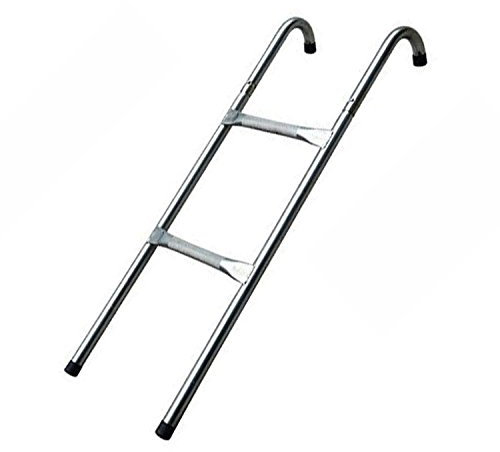 Greenbay Outdoor Garden Patio Trampoline ladder 2 3 Steps Fit 6FT Trampoline Silver