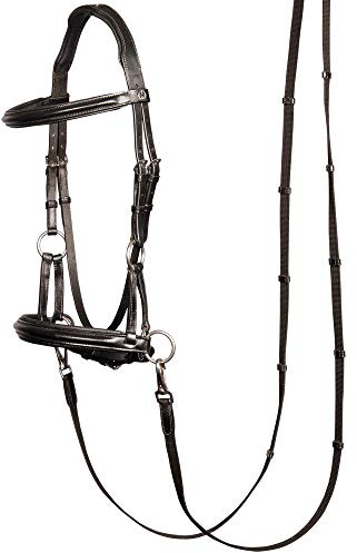 Harry's Horse Hoofdstel Bitloos Sidepull, color: negro, talla: Full