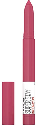 Maybelline New York SuperStay Ink Crayon Matte Longwear Lipstick Makeup, Long Lasting Matte Lipstick With Built-in Sharpener, Chase Dreams, 0.04 oz