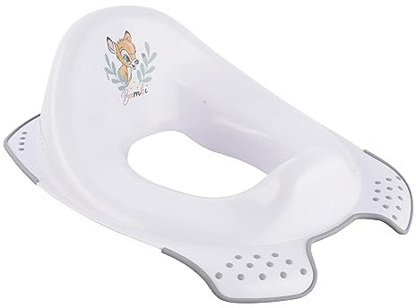 keeeper Bambi Kinder-Toilettensitz, Ab ca. 18 Monate bis ca. 4 Jahre, Anti-Rutsch-Funktion, Ewa, Nordic White (Weiß)