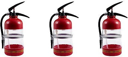 GOSIA 3X 2L Extintor de Incendios Dispensador de Bebidas de Vino Cerveza Dispensador de Agua Cervezas Barriles Bar Bebidas Licor Dispensador de Bebidas