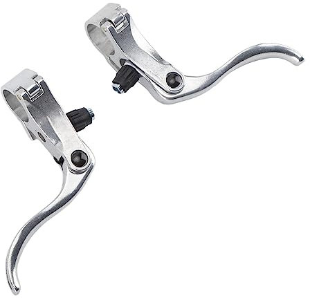 Fahrrad-Bremskabel-Set, Fahrrad-Schaltkabel-Gehäuse-Set mit Bremshebel-Endkappe, S-förmiger Clip Mountainbike, Rennrad, BL329T (Silber)