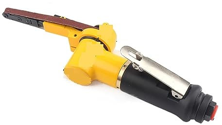 Levigatrice, 3/8 Utensili for lucidatura levigatrice a nastro pneumatico for levigatrice pneumatica con nastri abrasivi for kit compressore d'aria 10 * 330MM(Belt sander kit)