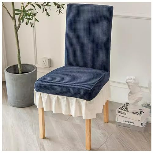 ZTGL C,2PCS, Universal Fundas Sillas de Comedor, Fundas para Sillas Lavables, Fundas de Asiento para Silla con Respaldo Alto, Cubre Funda Protectora Sillas Desmontables