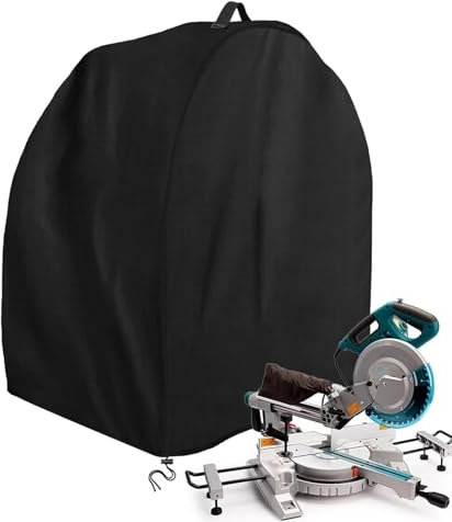 Samuliy Copertura per da tavolo, copertura impermeabile in tessuto Oxford per seghe per legno composito, macchine utensili, 71 x 61 x 71 cm