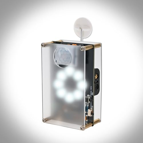 ICrduioo DIY Bewegungssensor Lichter Löt Bausatz, LED Nachtlicht Elektronik Bausatz, Lehr und Lernausbildung Lötprojekt Lampen Bausatz, Löten Lernen für Mint Fächer (Batterien Nicht Enthalten)