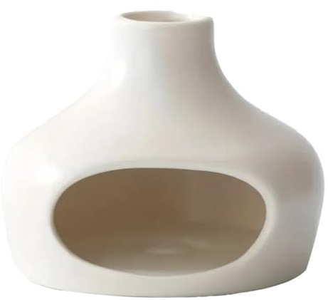 Uikdjgu Eleganter Keramikbrenner mit Kamin - Perfekt für Meditation, Yoga und Aromatherapie - -Geschenk