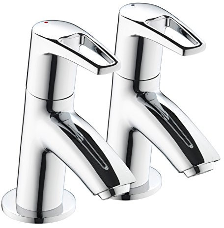 Bristan SM 1/2 C Smile Basin Taps - Chrome Plated