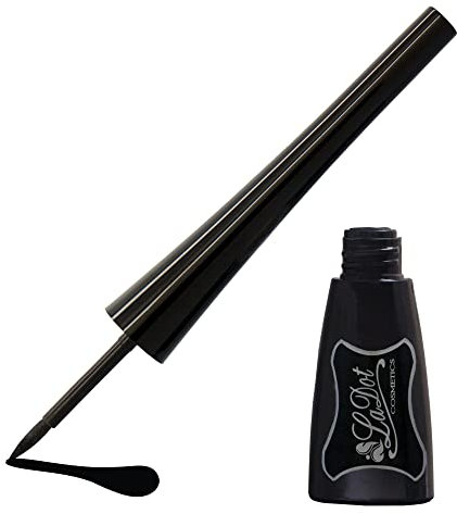 LaDot Tattoo Liner per bambini e adulti, liner impermeabile per corpo e braccia, tatuaggi temporanei finti per autodisegnarsi e decorarsi, vegano e ipoallergenico, 4 ml, nero