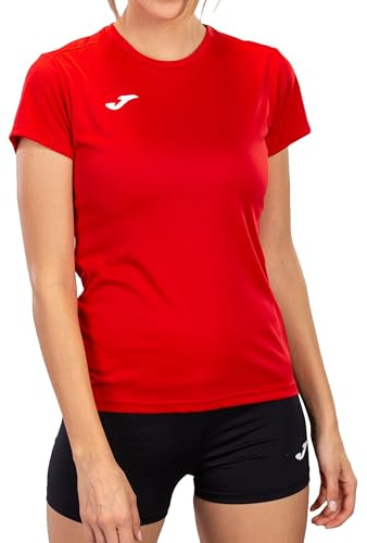 Joma Womens Combi M/C 900248.600 Damen T-Shirts - Red/Red, Medium, Red, M EU